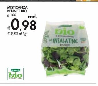 Bennet Misticanza bennet bio g 100 offerta