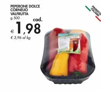 Bennet Peperone dolce cornelio valfrutta g 500 offerta