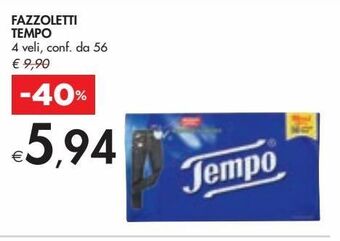 Bennet Fazzoletti tempo 4 veli, conf. da 56 offerta