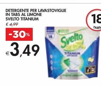Bennet Detergente per lavastoviglie in tabs al limone svelto titanium offerta