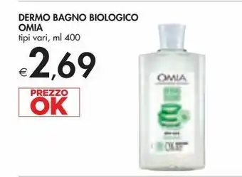 Bennet Dermo bagno biologico omia tipi vari, ml 400 offerta