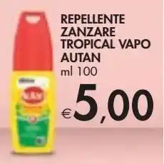Bennet Repellente zanzare tropical vapo autan ml 100 offerta