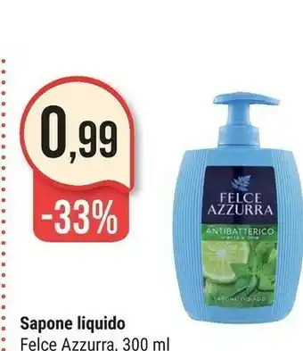 Supermercati Gulliver Felce Azzurra Sapone Liquido offerta