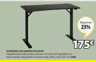 Scrivania da gaming haldum