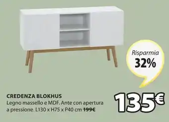 JYSK Credenza blokhus offerta