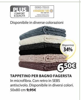 JYSK Tappetino per bagno fagersta offerta