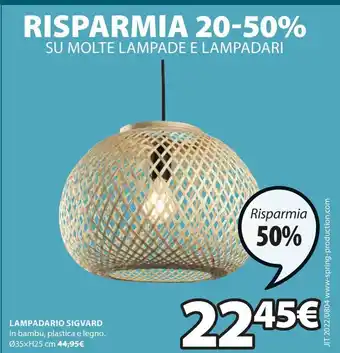 Lampadario sigvard