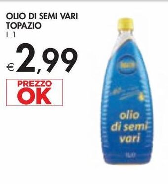 Olio di semi vari topazio l 1