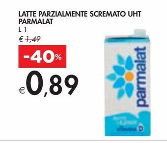Bennet Latte parzialmente scremato uht parmalat l 1 offerta