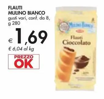 Bennet Flauti mulino bianco gusti vari, conf. da 8, g 280 offerta