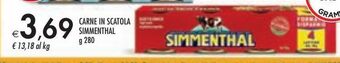 Bennet Carne in scatola simmenthal g 280 offerta