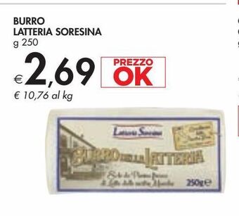 Bennet Burro latteria soresina g 250 offerta
