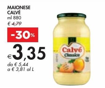 Bennet Maionese calve ml 880 offerta