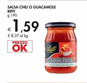 Bennet Salsa chili o guacamole biffi g 190 offerta