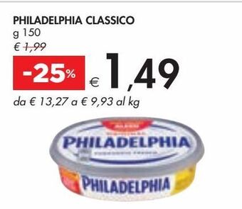Bennet Philadelphia classico g 150 offerta