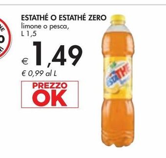 Bennet Estathe o estathe zero limone o pesca, l 1,5 offerta