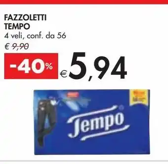 Bennet Fazzoletti tempo 4 veli, conf. da 56 offerta
