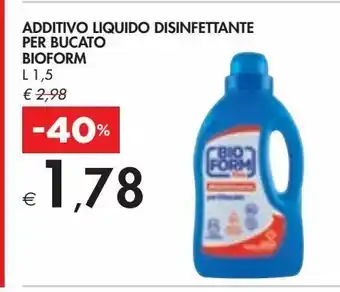Bennet Additivo liquido disinfettante per bucato bioform l 1.5 offerta