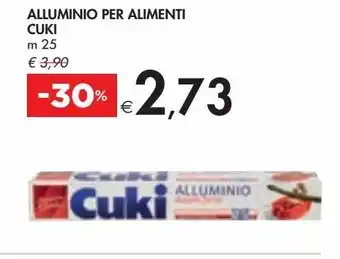 Bennet Alluminio per aumenti cuki m 25 offerta