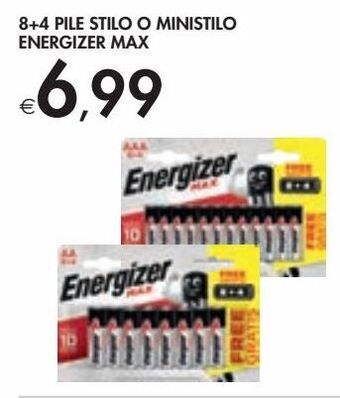 Bennet 8+4 pile stilo o ministilo energizer max offerta