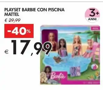 Bennet Playset barbie con piscina mattel offerta