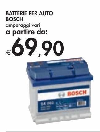 Bennet Batterie per auto bosch amperaggi vari offerta