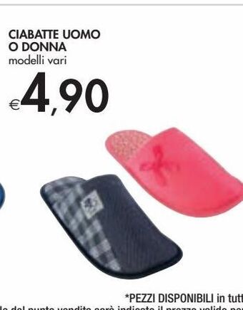 Bennet Ciabatte uomo o donna modelli vari offerta