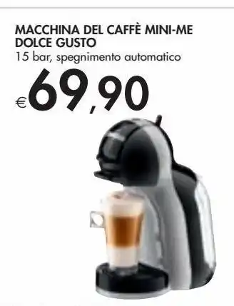 Bennet Macchina del caffè mini-me dolce gusto 15 bar, spegnimento automatico offerta