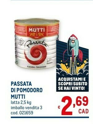 Mutti Passata Di Pomodoro