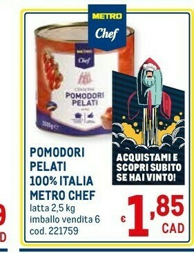 Metro Pomodori Pelati offerta