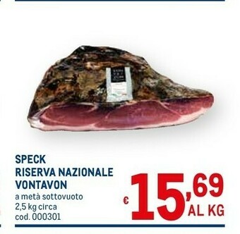 Metro Speck offerta