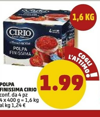 PENNY Cirio Polpa Finissima offerta