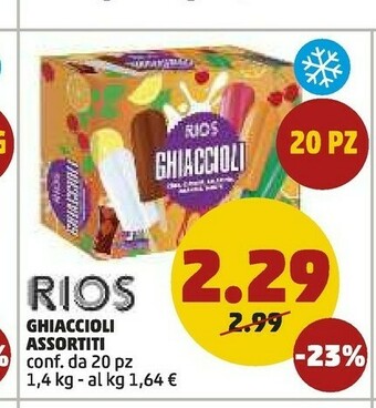 PENNY Rios Ghiaccioli offerta