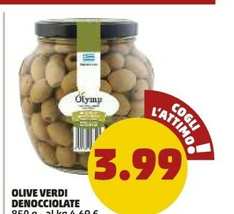 PENNY Olymp Olive Verdi Denocciolate offerta