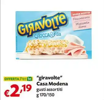 Pam Casa Modena Casa Modena - Giravolte Mozzarella E Cotto 170 G(ml) offerta