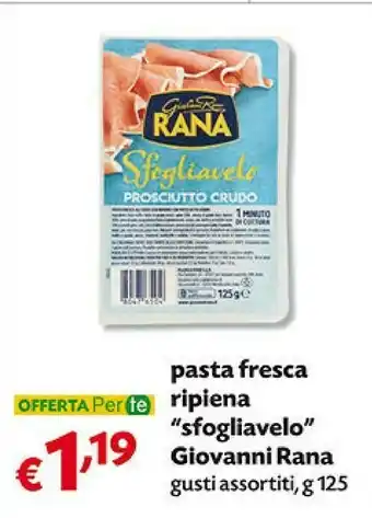 Pam Giovanni Rana - Sfogliavelo Ricotta E Spinaci 125 G(ml) offerta