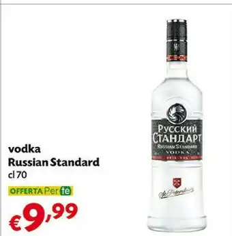 Pam Russian Standard Vodka offerta
