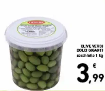 Spazio Conad Olive Verdi Dolci Giganti 1 kg offerta