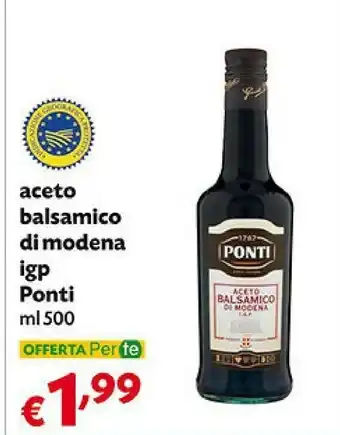 Pam Ponti Ponti - Aceto Balsamico Di Modena IGP offerta