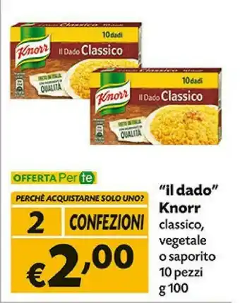 Pam Knorr Knorr - Dado Vegetale 100 G(ml) offerta
