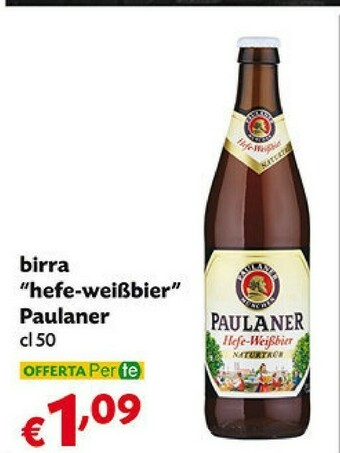Pam Paulaner Birra Hefe-weiBbier offerta