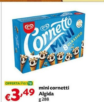 Pam Algida Algida - Cornetto Mini Classico Parfum Vanille 288 G(ml) offerta