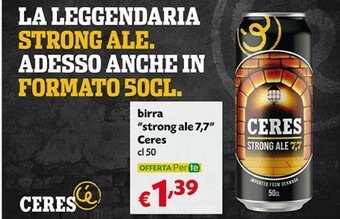 Pam Ceres Ceres - Ceres Strongale 500 G(ml) offerta
