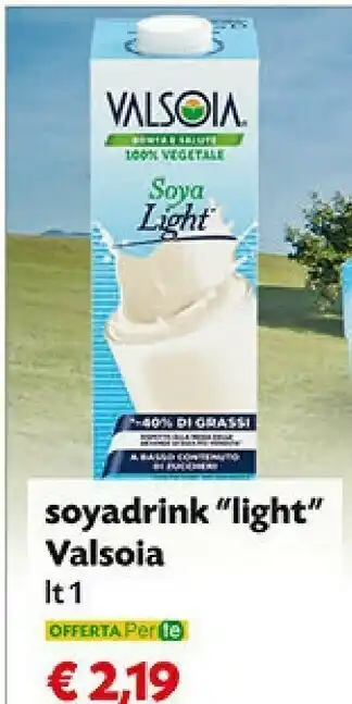 Pam Valsoia - Soyadrink Light 1000 G(ml) offerta