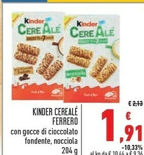 Conad Superstore Kinder cereali offerta
