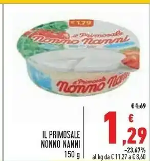 Conad Superstore Nonno Nanni Il Primosale 150 G(ml) offerta