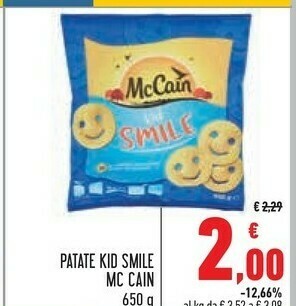 Conad Superstore Mccain Patate Kid Smile offerta