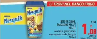 Conad Superstore Nesquik Shake offerta