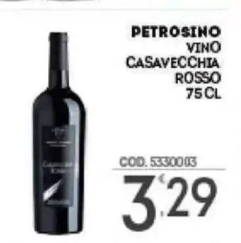 Eurocash Casavecchia Petrosino Vino Rosso 75 cl offerta