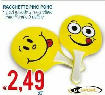 MD Discount Racchette Ping Pong offerta